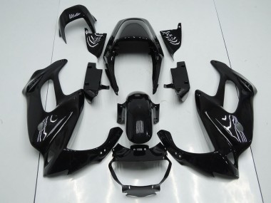 Custom 1997-2005 Glossy Black Honda VTR1000F Motorcylce Fairings