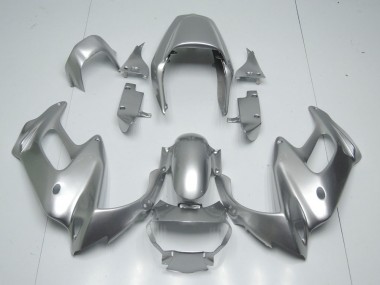 Custom 1997-2005 Silver Honda VTR1000F Motorcycle Fairings