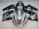 Aftermarket 1996-2007 Silver Black Suzuki GSXR 1300 Hayabusa Motorcycle Fairing Kits