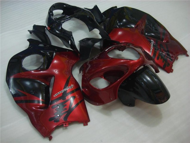 Custom 1996-2007 Red Black Suzuki GSXR 1300 Hayabusa Motorcycle Fairing Kit Custom 1996-2007 Red Black Suzuki GSXR 1300 Hayabusa Motorcycle Fairing Kit