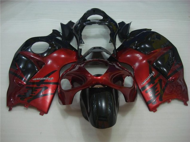 Custom 1996-2007 Red Black Suzuki GSXR 1300 Hayabusa Motorcycle Fairing Kit Custom 1996-2007 Red Black Suzuki GSXR 1300 Hayabusa Motorcycle Fairing Kit