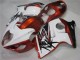 Custom 1996-2007 Orange White Black Suzuki GSXR 1300 Hayabusa Bike Fairings Custom 1996-2007 Orange White Black Suzuki GSXR 1300 Hayabusa Bike Fairings