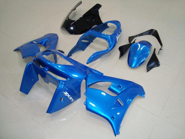 Custom 1998-1999 Blue Black Kawasaki ZX9R Bike Fairings Custom 1998-1999 Blue Black Kawasaki ZX9R Bike Fairings