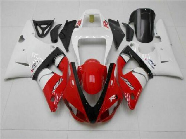 Custom 1998-1999 Red White Yamaha YZF R1 Motorcycle Replacement Fairings Custom 1998-1999 Red White Yamaha YZF R1 Motorcycle Replacement Fairings