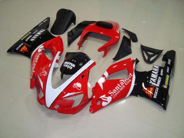 Custom 1998-1999 Red Black White Yamaha YZF R1 Motorbike Fairing Custom 1998-1999 Red Black White Yamaha YZF R1 Motorbike Fairing