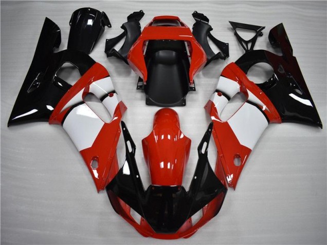 Custom 1998-2002 Black White Yamaha YZF R6 Motorbike Fairing Custom 1998-2002 Black White Yamaha YZF R6 Motorbike Fairing