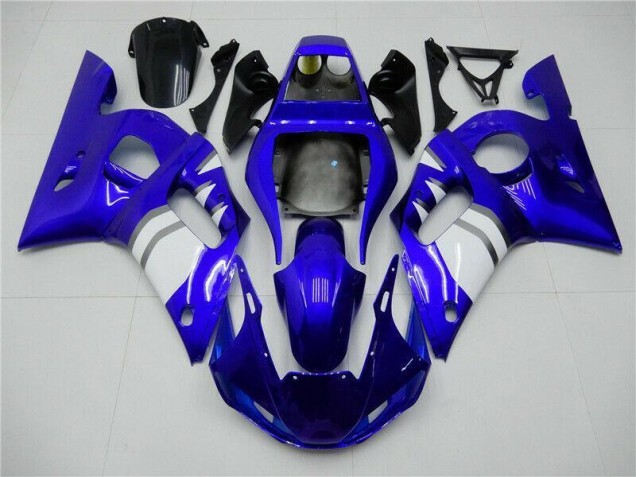 Custom 1998-2002 Blue White Yamaha YZF R6 Motorcycle Fairings Kits Custom 1998-2002 Blue White Yamaha YZF R6 Motorcycle Fairings Kits