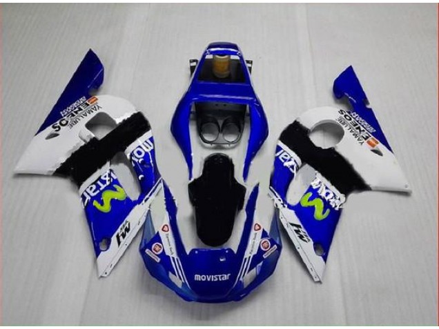 Custom 1998-2002 Blue Green White Yamaha YZF R6 Motorbike Fairing Custom 1998-2002 Blue Green White Yamaha YZF R6 Motorbike Fairing