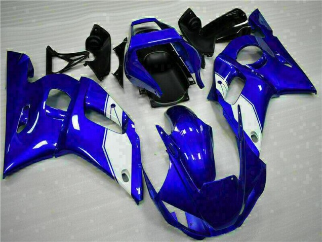 Custom 1998-2002 Blue Yamaha YZF R6 Replacement Motorcycle Fairings Custom 1998-2002 Blue Yamaha YZF R6 Replacement Motorcycle Fairings