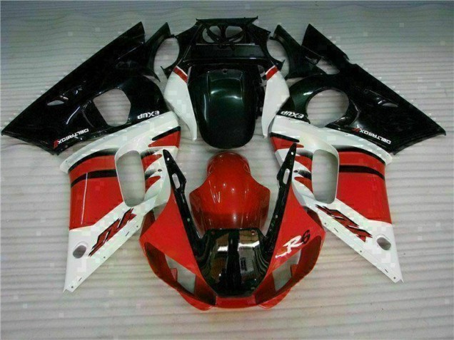 Custom 1998-2002 Red Black Yamaha YZF R6 Motorcycle Bodywork Custom 1998-2002 Red Black Yamaha YZF R6 Motorcycle Bodywork