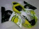 Custom 1998-2002 Yellow White Yamaha YZF R6 Motorcycle Fairings Kits Custom 1998-2002 Yellow White Yamaha YZF R6 Motorcycle Fairings Kits