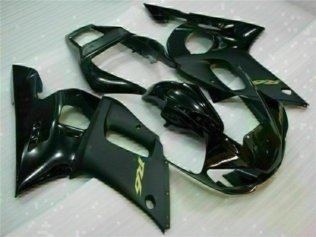 Custom 1998-2002 Black Yamaha YZF R6 Motorcycle Replacement Fairings Custom 1998-2002 Black Yamaha YZF R6 Motorcycle Replacement Fairings