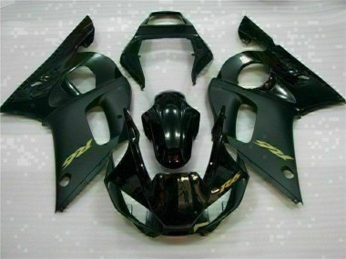 Custom 1998-2002 Black Yamaha YZF R6 Motorcycle Replacement Fairings