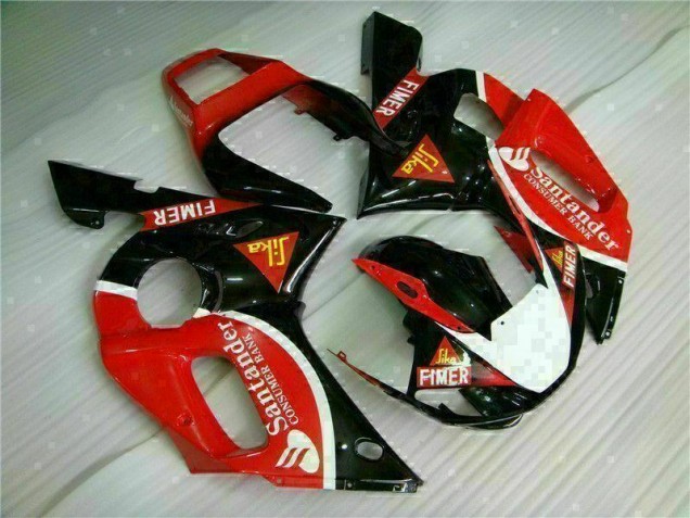 Custom 1998-2002 Red Black Yamaha YZF R6 Motorcyle Fairings Custom 1998-2002 Red Black Yamaha YZF R6 Motorcyle Fairings