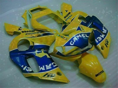 Aftermarket 1998-2002 Yellow Yamaha YZF R6 Bike Fairing