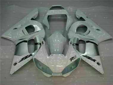 Custom 1998-2002 White Yamaha YZF R6 Motorbike Fairing