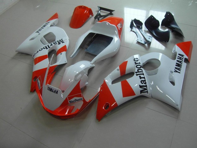 Custom 1998-2002 White Red Marlboro Yamaha YZF R6 Motorbike Fairing Custom 1998-2002 White Red Marlboro Yamaha YZF R6 Motorbike Fairing