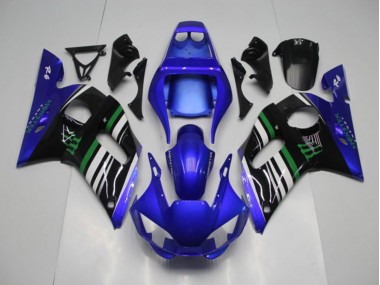 Custom 1998-2002 Blue Monster Yamaha YZF R6 Motor Bike Fairings
