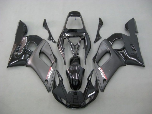 Custom 1998-2002 Contrast Black Yamaha YZF R6 Moto Fairings Custom 1998-2002 Contrast Black Yamaha YZF R6 Moto Fairings