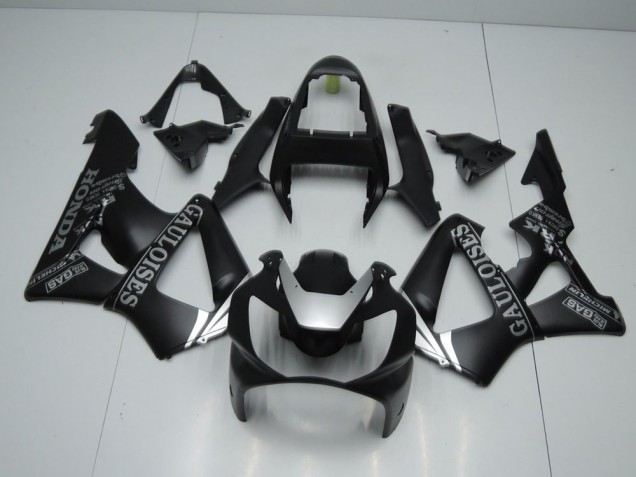 Aftermarket 2000-2001 Matte Black Silver Honda CBR900RR 929 Motorcycle Fairing Kit