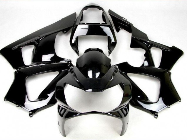 Custom 2000-2001 Glossy Black Honda CBR900RR 929RR Moto Fairings