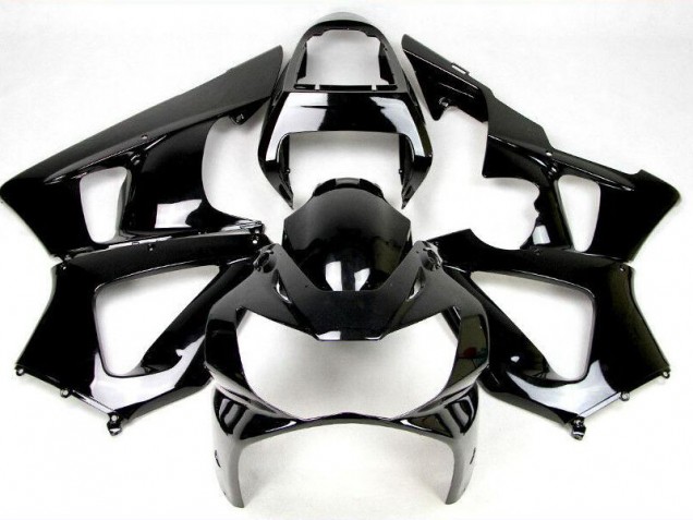 Aftermarket 2000-2001 Glossy Black Honda CBR900RR 929RR Moto Fairings