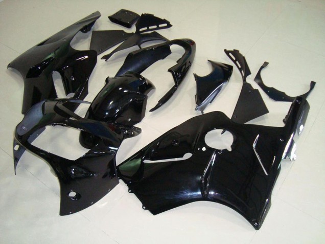 Custom 2000-2001 Glossy Black Kawasaki ZX12R Bike Fairings