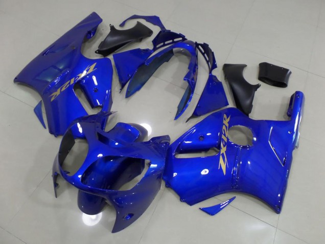 Custom 2000-2001 Blue with Gold Sticker Kawasaki ZX12R Replacement Motorcycle Fairings Custom 2000-2001 Blue with Gold Sticker Kawasaki ZX12R Replacement Motorcycle Fairings