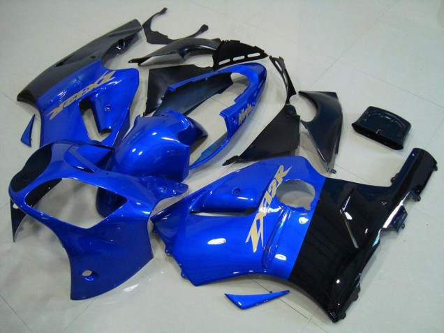 Custom 2000-2001 Blue Black Kawasaki ZX12R Bike Fairing Kit Custom 2000-2001 Blue Black Kawasaki ZX12R Bike Fairing Kit