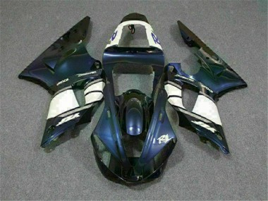 Custom 2000-2001 Blue Yamaha YZF R1 Motorcycle Fairing Kits