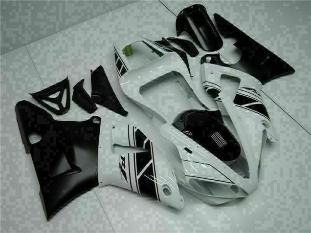Custom 2000-2001 White Yamaha YZF R1 Motorbike Fairing & Bodywork Custom 2000-2001 White Yamaha YZF R1 Motorbike Fairing & Bodywork