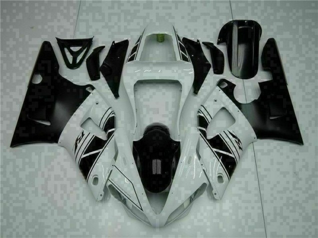 Custom 2000-2001 White Yamaha YZF R1 Motorbike Fairing & Bodywork Custom 2000-2001 White Yamaha YZF R1 Motorbike Fairing & Bodywork
