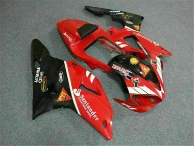 Aftermarket 2000-2001 Red Yamaha YZF R1 Motorcycle Fairings Kits