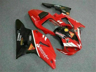 Custom 2000-2001 Red Yamaha YZF R1 Motorcycle Fairings Kits