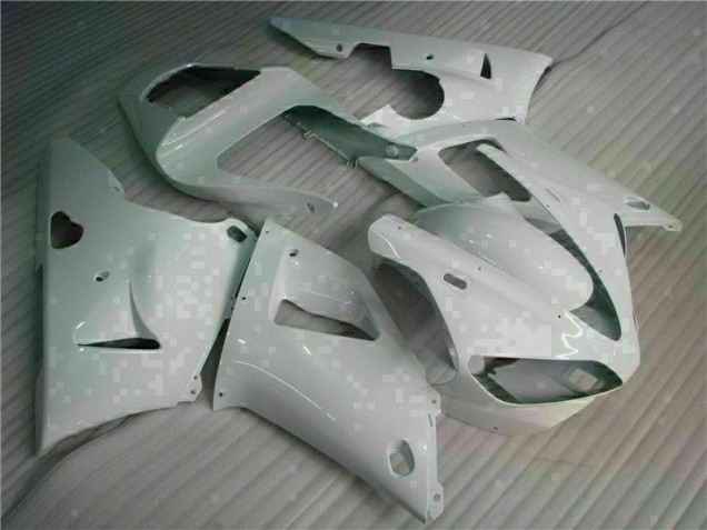 Custom 2000-2001 White Yamaha YZF R1 Replacement Fairings