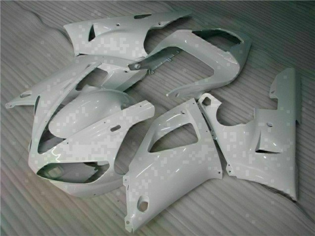 Custom 2000-2001 White Yamaha YZF R1 Replacement Fairings