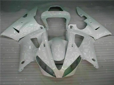 Aftermarket 2000-2001 White Yamaha YZF R1 Replacement Fairings