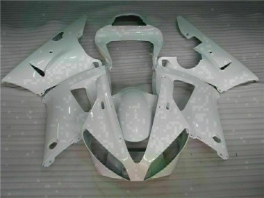 Custom 2000-2001 White Yamaha YZF R1 Replacement Fairings