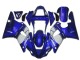 Custom 2000-2001 Blue White Yamaha YZF R1 Motorcycle Fairings