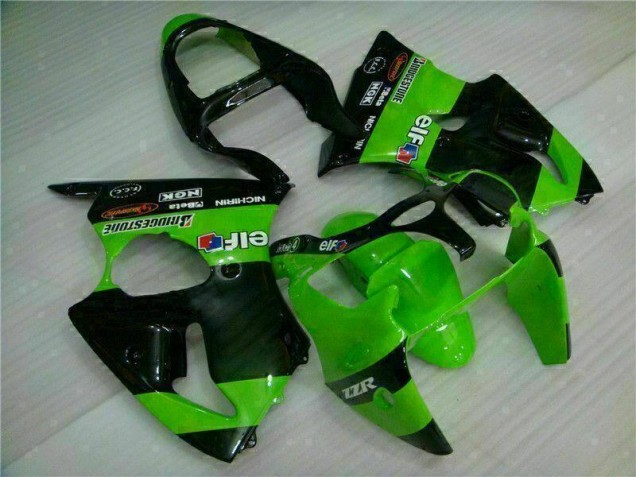 Custom 2000-2002 Green Kawasaki ZX6R Motorbike Fairing Kits Custom 2000-2002 Green Kawasaki ZX6R Motorbike Fairing Kits