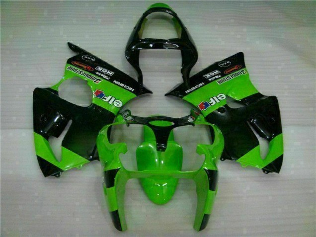 Custom 2000-2002 Green Kawasaki ZX6R Motorbike Fairing Kits Custom 2000-2002 Green Kawasaki ZX6R Motorbike Fairing Kits