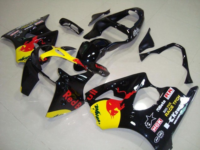 Custom 2000-2002 Red Bull Kawasaki ZX6R Motorcycle Fairings Kits Custom 2000-2002 Red Bull Kawasaki ZX6R Motorcycle Fairings Kits