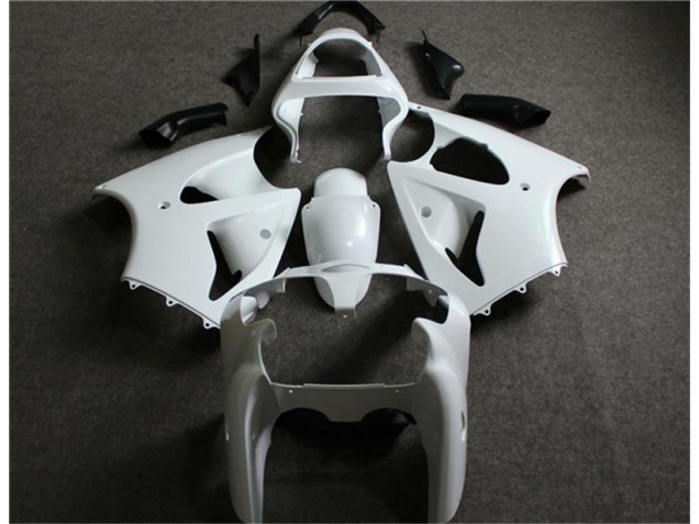 Aftermarket 2000-2002 Unpainted Kawasaki ZX6R Replacement Motorcycle Fairings