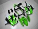 Custom 2000-2002 Green White Black Kawasaki ZX6R Bike Fairing Kit Custom 2000-2002 Green White Black Kawasaki ZX6R Bike Fairing Kit