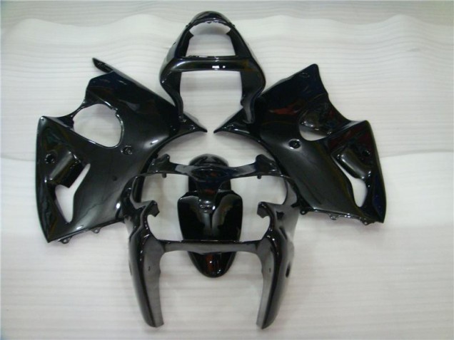 Custom 2000-2002 Glossy Black Kawasaki ZX6R Motorbike Fairing Kits Custom 2000-2002 Glossy Black Kawasaki ZX6R Motorbike Fairing Kits