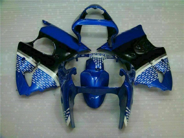 Aftermarket 2000-2002 Blue Kawasaki ZX6R Motorcylce Fairings