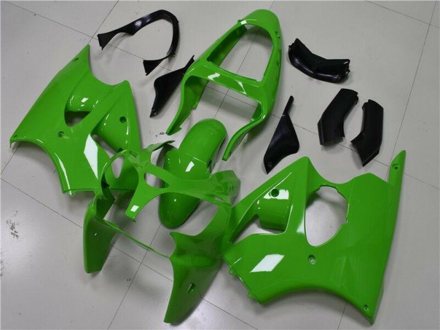Custom 2000-2002 Green Kawasaki ZX6R Motorbike Fairing Custom 2000-2002 Green Kawasaki ZX6R Motorbike Fairing