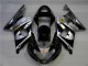 Custom 2000-2002 Silver Black Suzuki GSXR 1000 Motor Fairings Custom 2000-2002 Silver Black Suzuki GSXR 1000 Motor Fairings