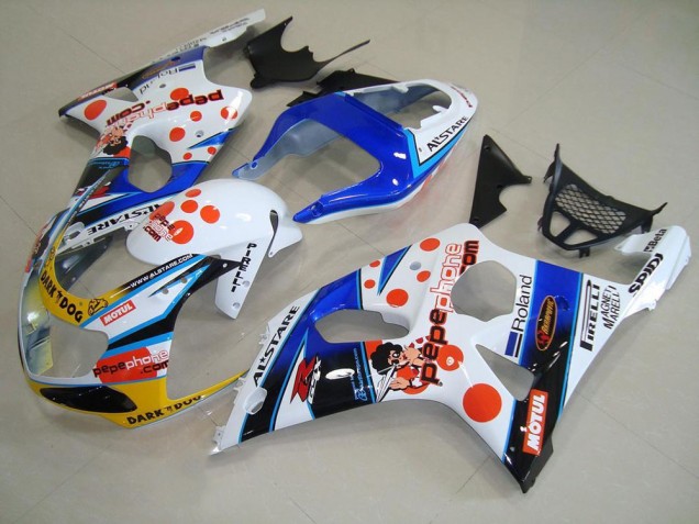 Custom 2000-2002 Pepe Phone Suzuki GSXR 1000 Motorcylce Fairings Custom 2000-2002 Pepe Phone Suzuki GSXR 1000 Motorcylce Fairings