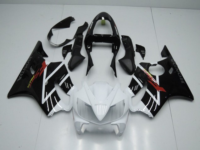 Custom 2001-2003 Black White Honda CBR600 F4i Bike Fairings Custom 2001-2003 Black White Honda CBR600 F4i Bike Fairings